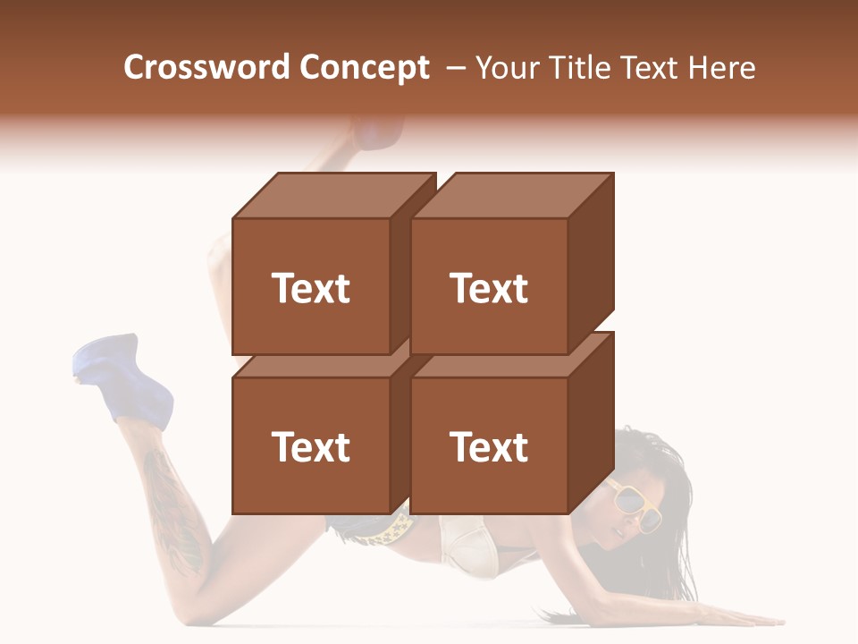 Disco Studio Dancer PowerPoint Template