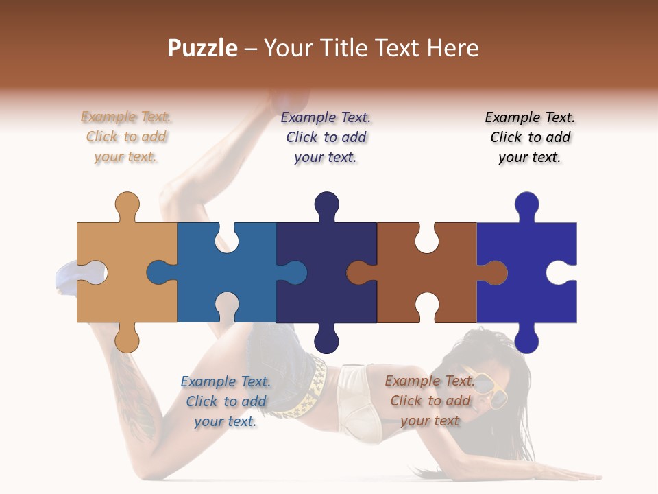 Disco Studio Dancer PowerPoint Template