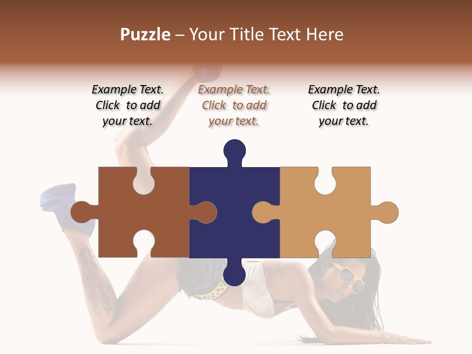 Disco Studio Dancer PowerPoint Template