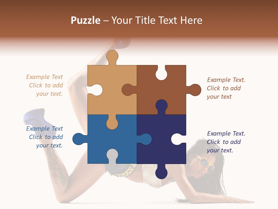 Disco Studio Dancer PowerPoint Template