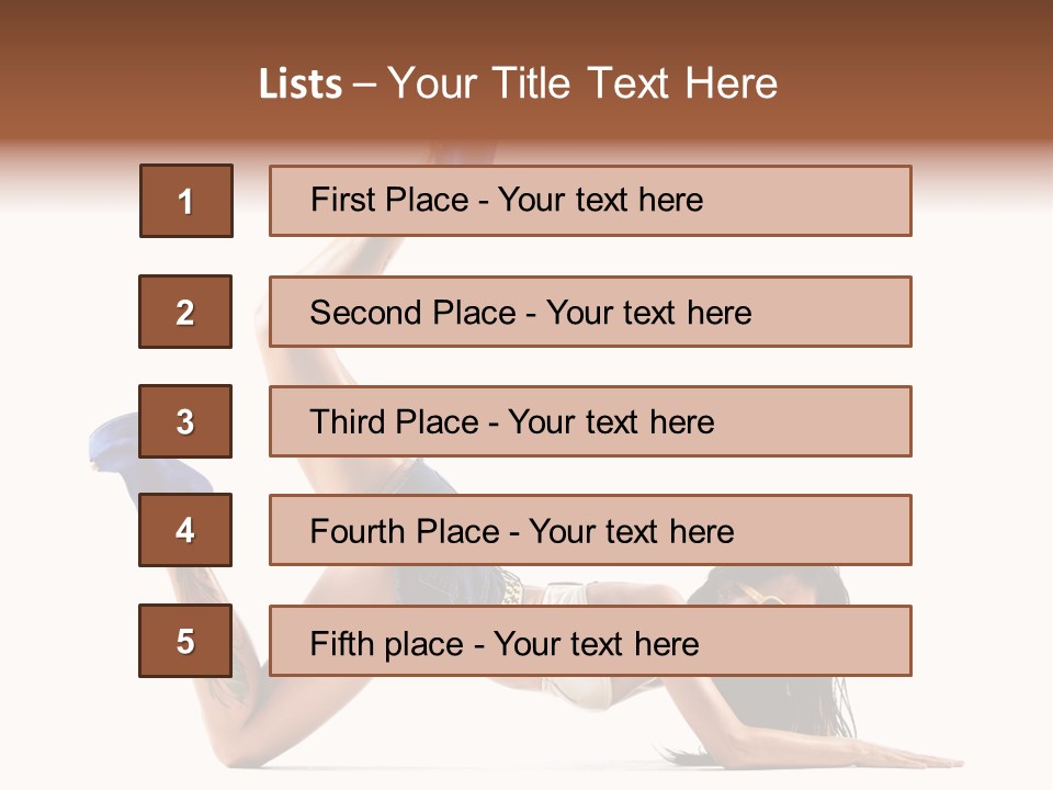 Disco Studio Dancer PowerPoint Template