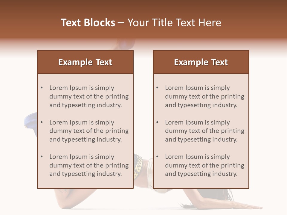 Disco Studio Dancer PowerPoint Template