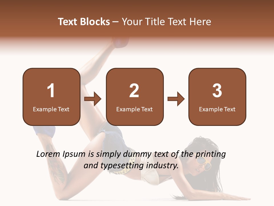 Disco Studio Dancer PowerPoint Template