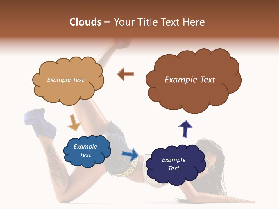 Disco Studio Dancer PowerPoint Template