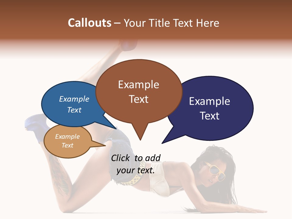 Disco Studio Dancer PowerPoint Template