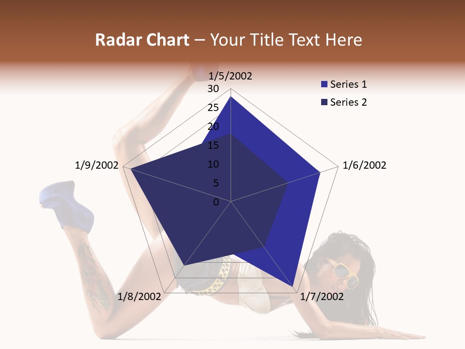 Disco Studio Dancer PowerPoint Template