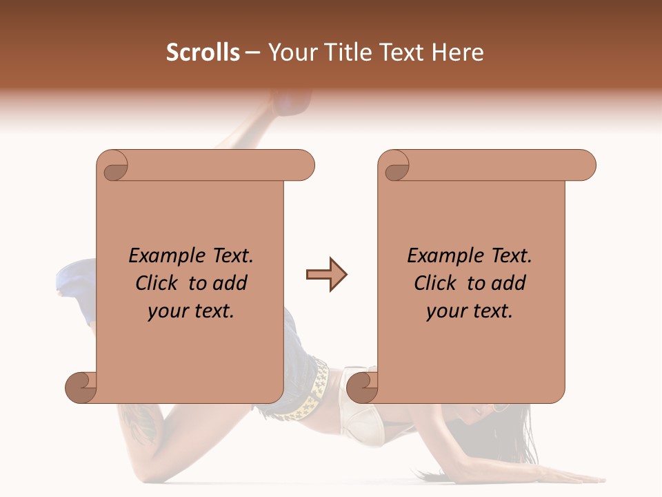 Disco Studio Dancer PowerPoint Template