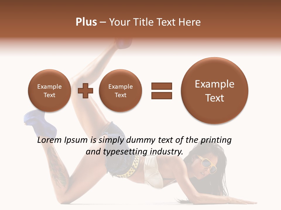 Disco Studio Dancer PowerPoint Template