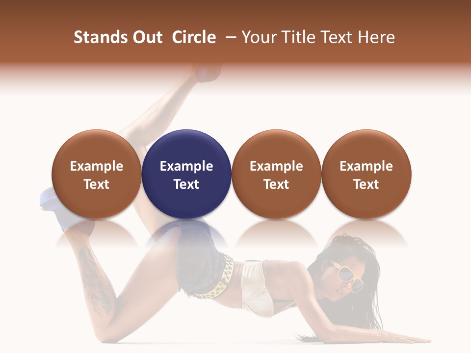 Disco Studio Dancer PowerPoint Template