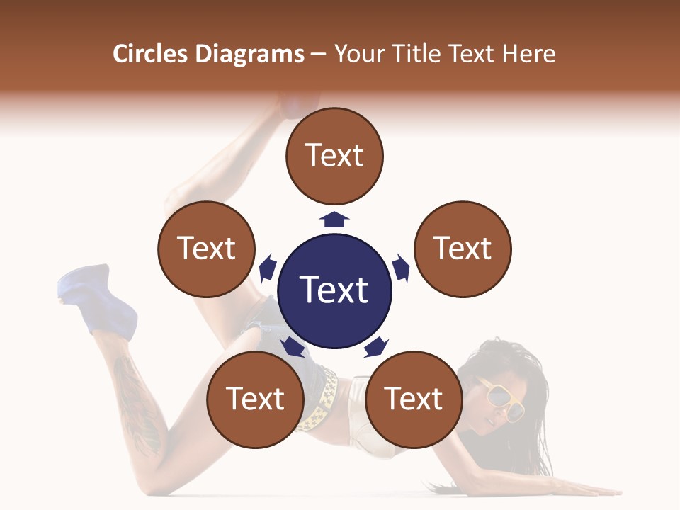 Disco Studio Dancer PowerPoint Template