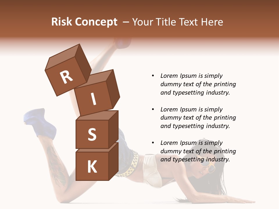 Disco Studio Dancer PowerPoint Template