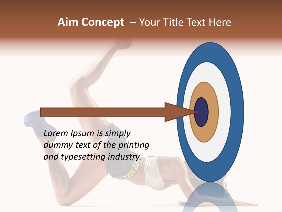 Disco Studio Dancer PowerPoint Template