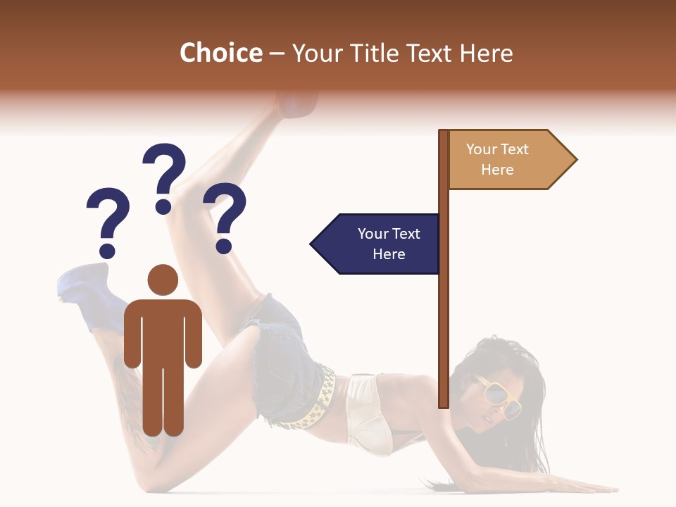 Disco Studio Dancer PowerPoint Template