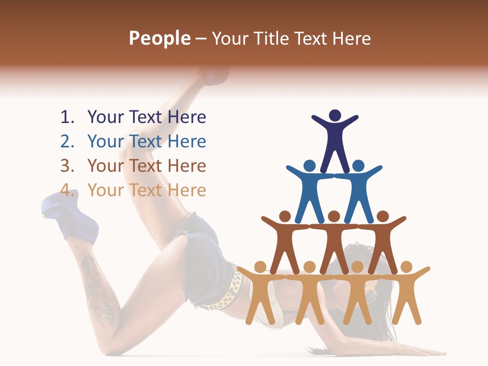 Disco Studio Dancer PowerPoint Template