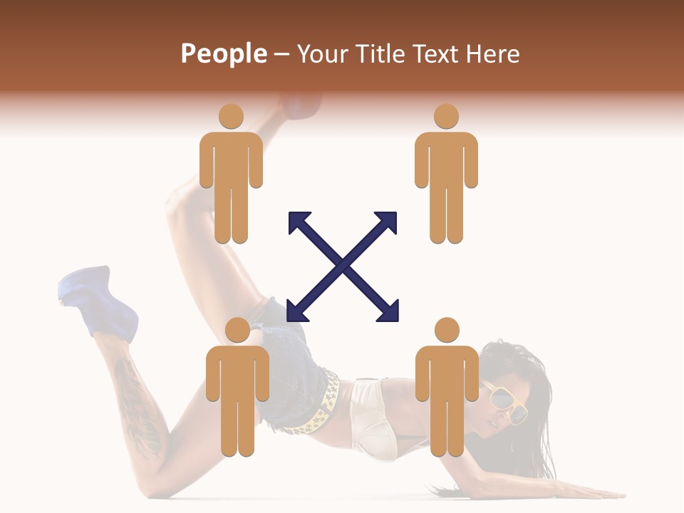 Disco Studio Dancer PowerPoint Template