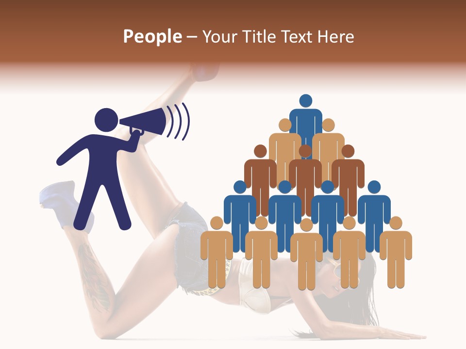 Disco Studio Dancer PowerPoint Template