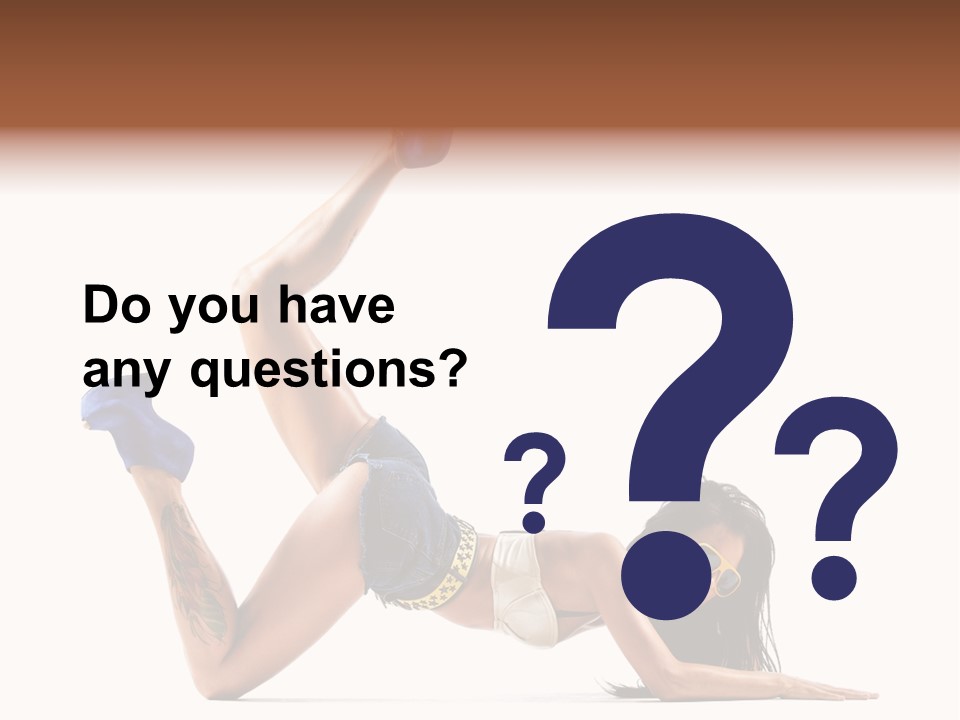 Disco Studio Dancer PowerPoint Template