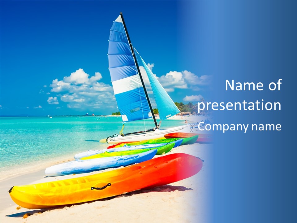 Boating Relax Antilles PowerPoint Template