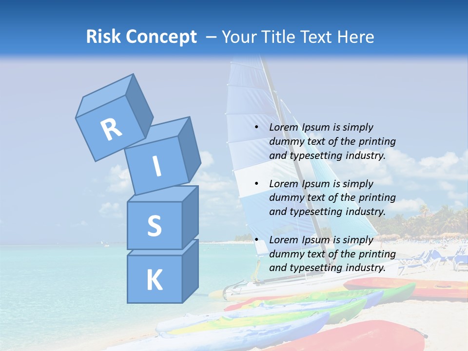 Boating Relax Antilles PowerPoint Template