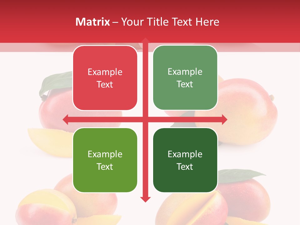 Tropical Slice Mango PowerPoint Template