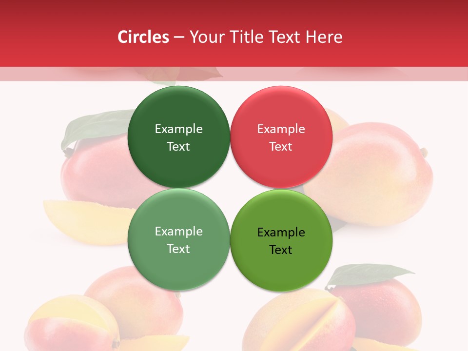 Tropical Slice Mango PowerPoint Template