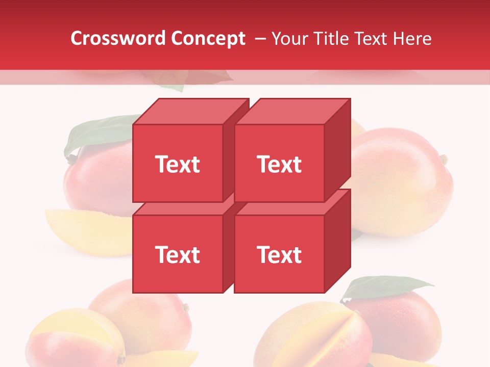 Tropical Slice Mango PowerPoint Template