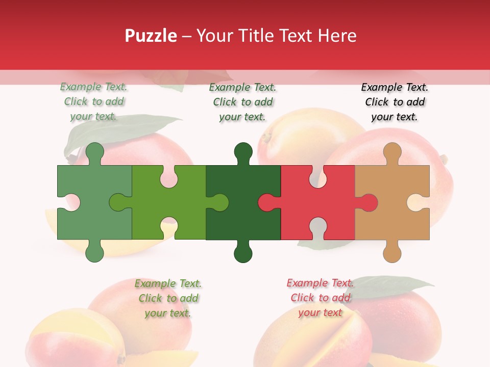 Tropical Slice Mango PowerPoint Template