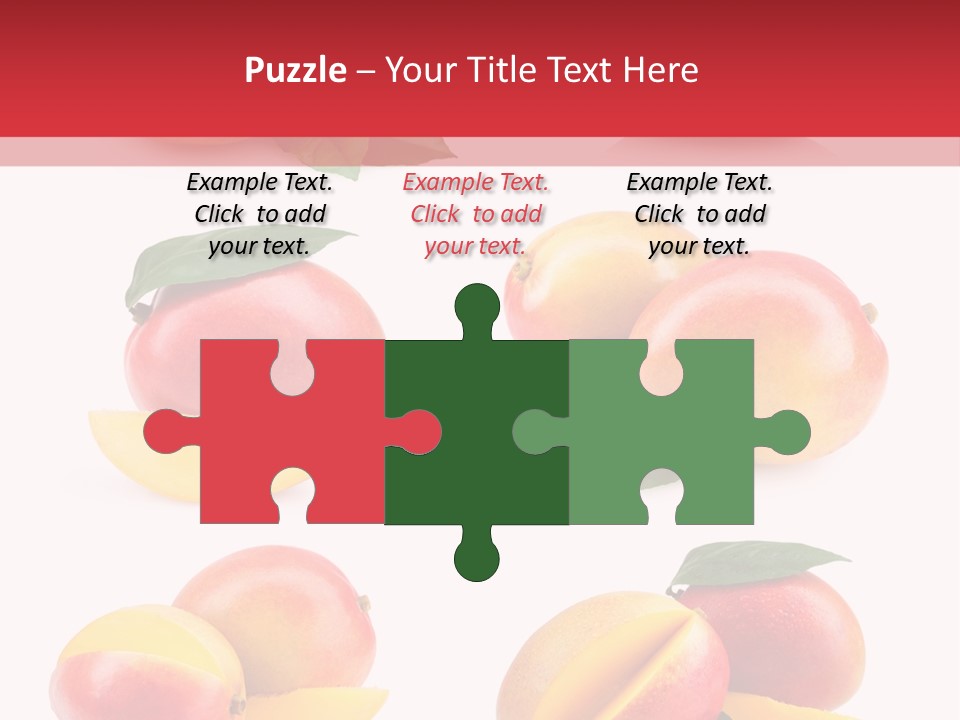 Tropical Slice Mango PowerPoint Template