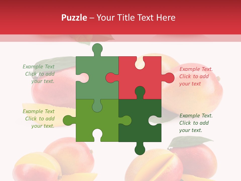 Tropical Slice Mango PowerPoint Template