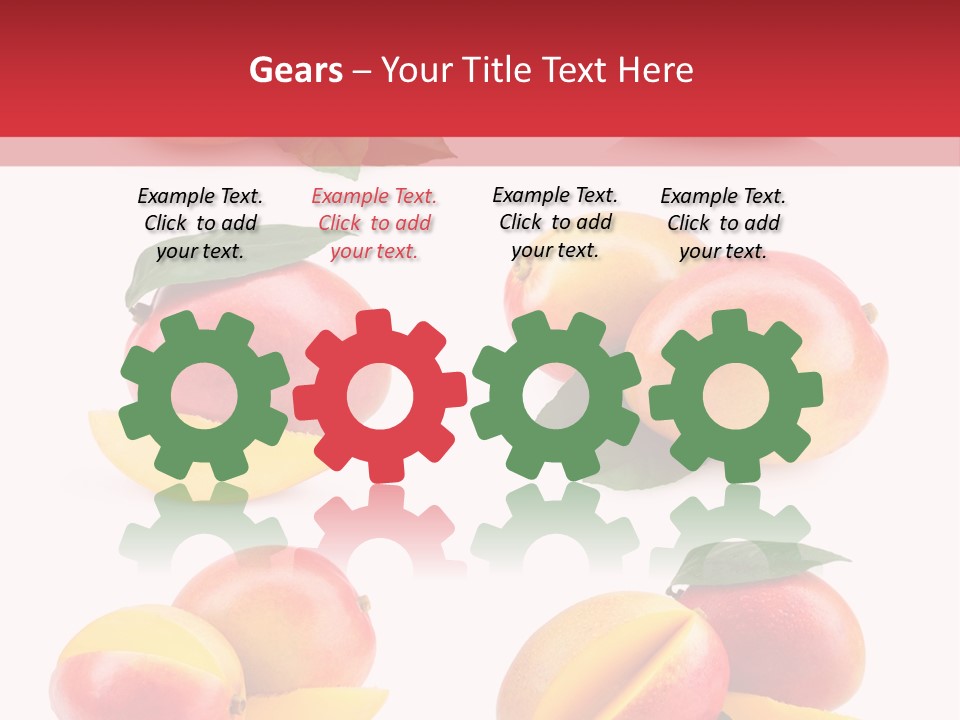 Tropical Slice Mango PowerPoint Template