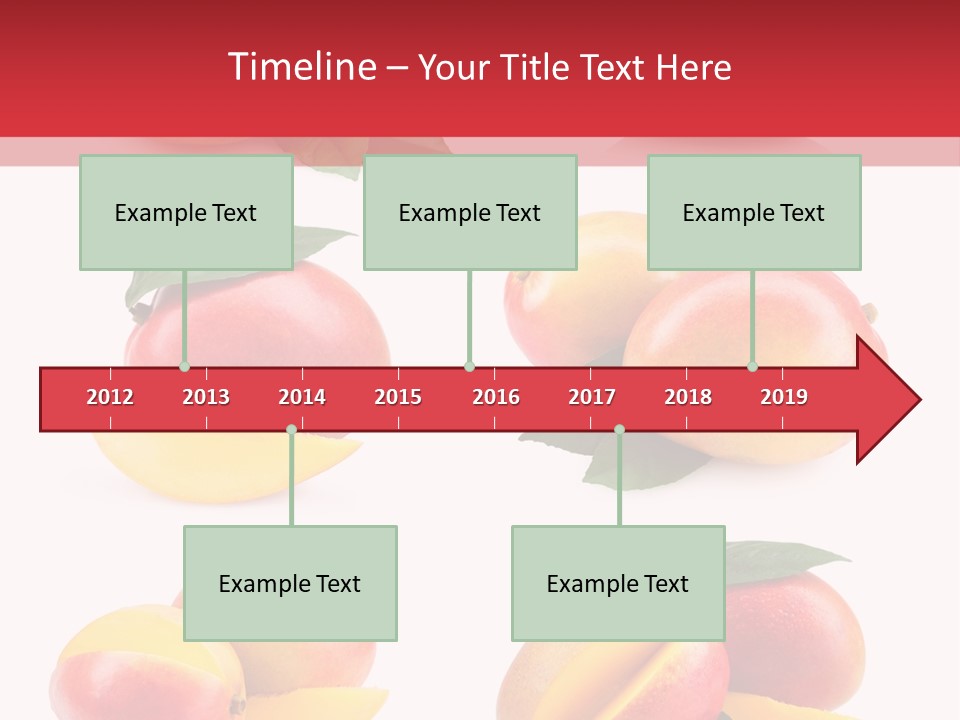 Tropical Slice Mango PowerPoint Template