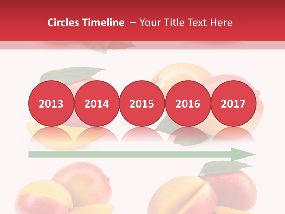 Tropical Slice Mango PowerPoint Template