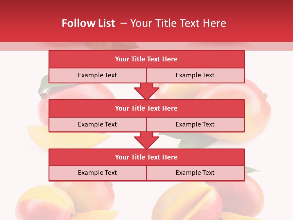 Tropical Slice Mango PowerPoint Template