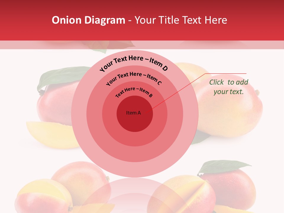 Tropical Slice Mango PowerPoint Template