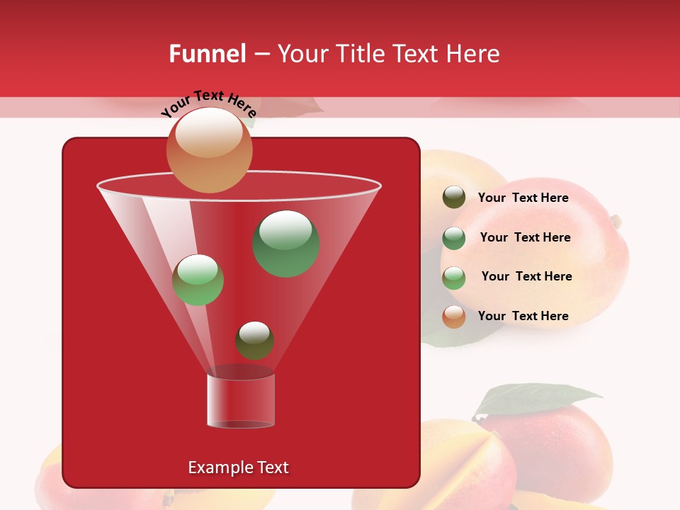 Tropical Slice Mango PowerPoint Template