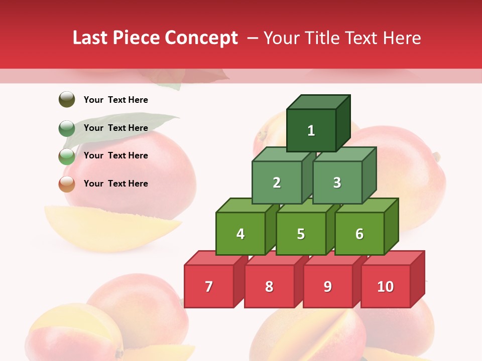 Tropical Slice Mango PowerPoint Template