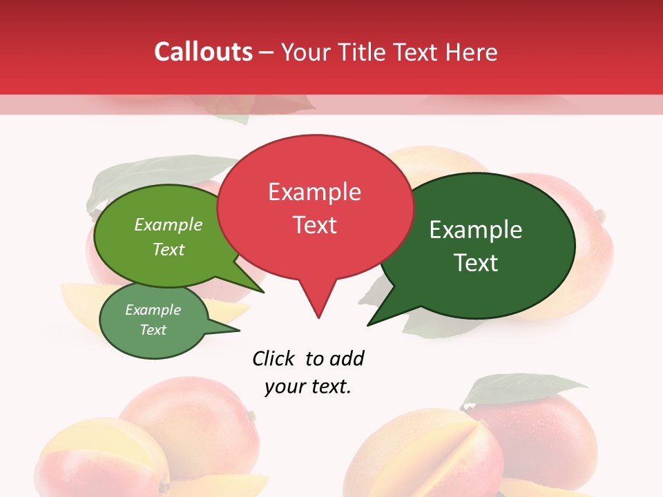 Tropical Slice Mango PowerPoint Template