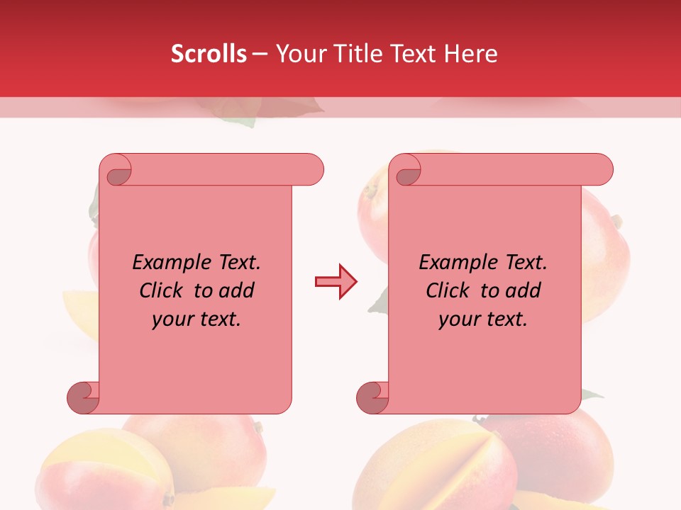 Tropical Slice Mango PowerPoint Template