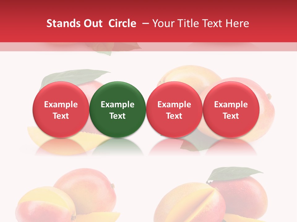 Tropical Slice Mango PowerPoint Template