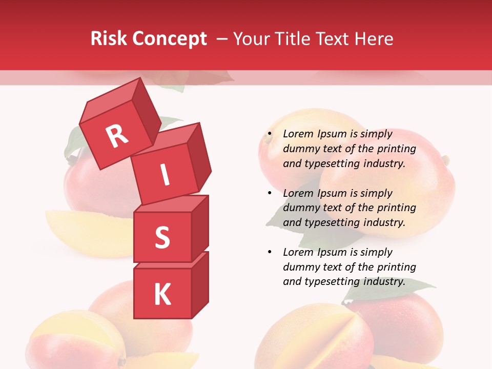 Tropical Slice Mango PowerPoint Template