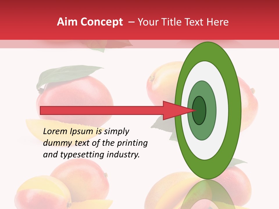 Tropical Slice Mango PowerPoint Template