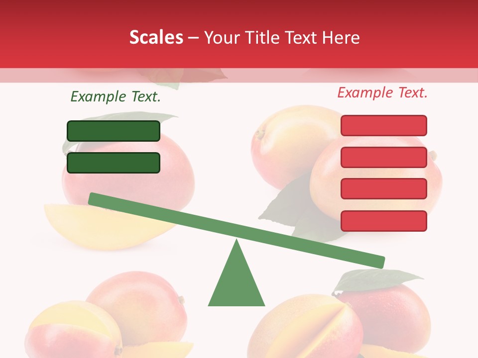 Tropical Slice Mango PowerPoint Template