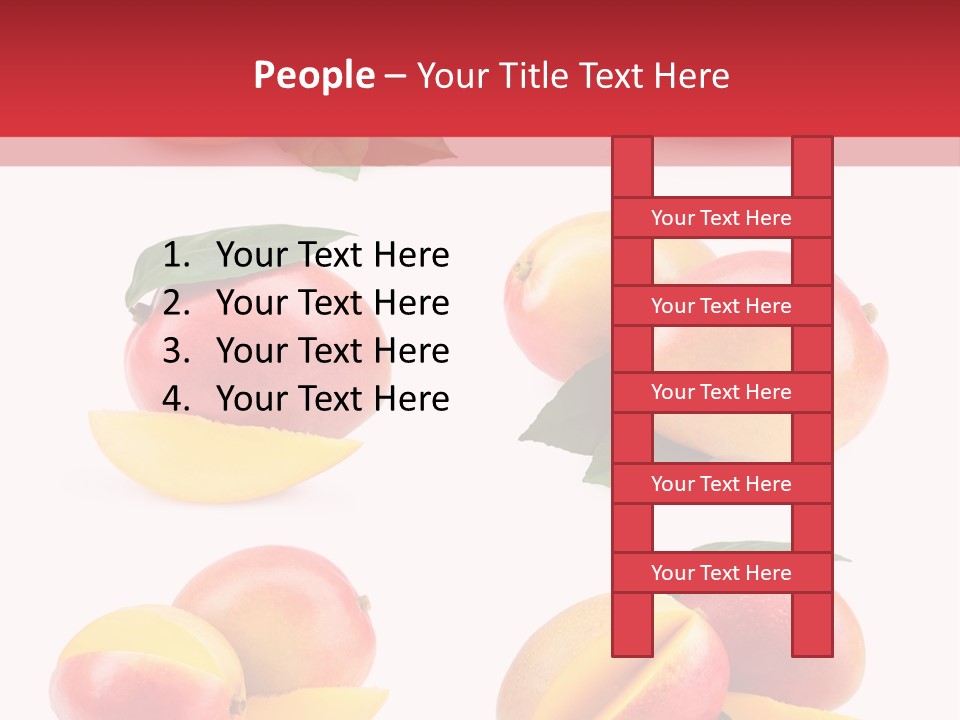Tropical Slice Mango PowerPoint Template