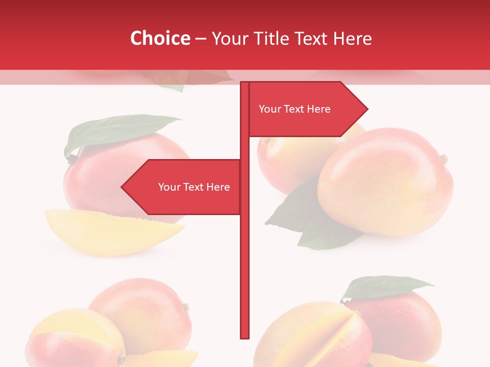 Tropical Slice Mango PowerPoint Template