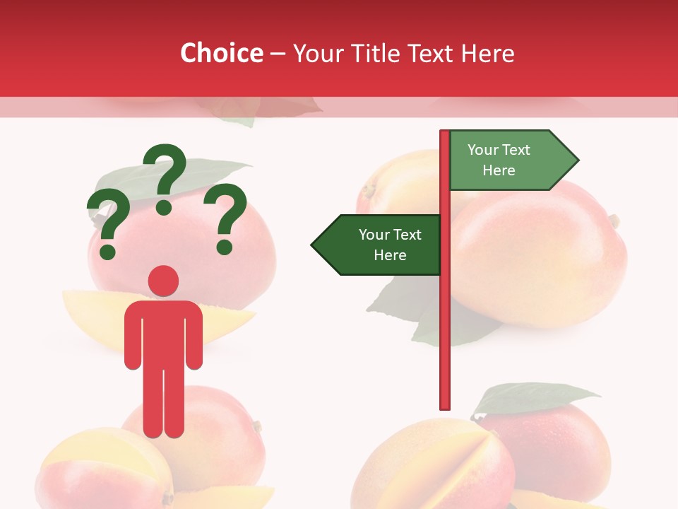 Tropical Slice Mango PowerPoint Template