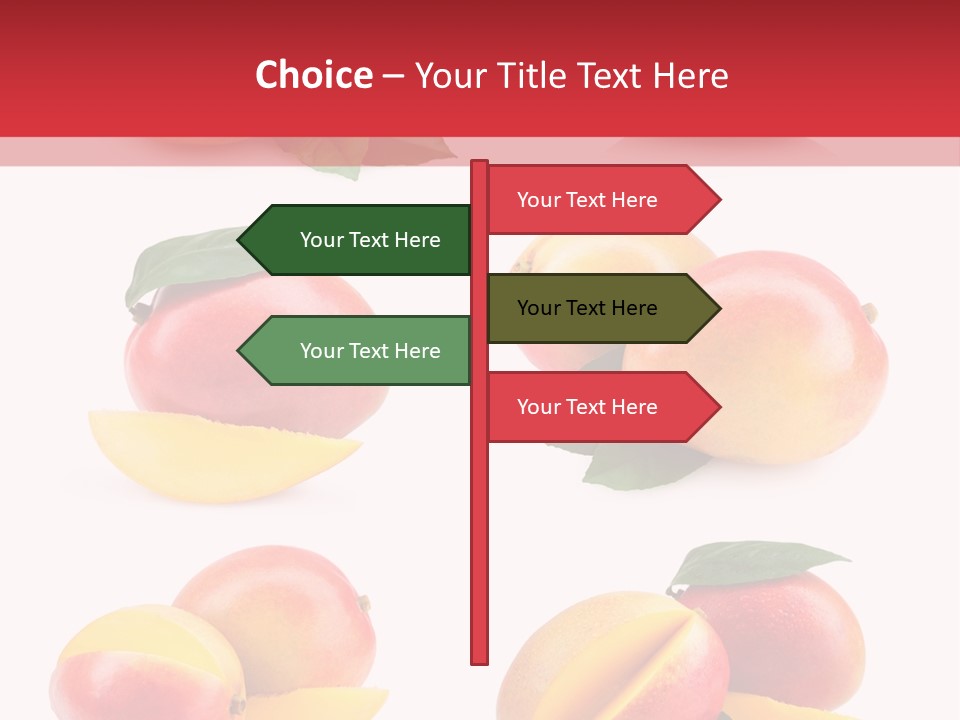 Tropical Slice Mango PowerPoint Template