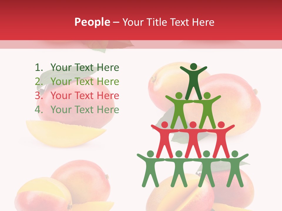 Tropical Slice Mango PowerPoint Template