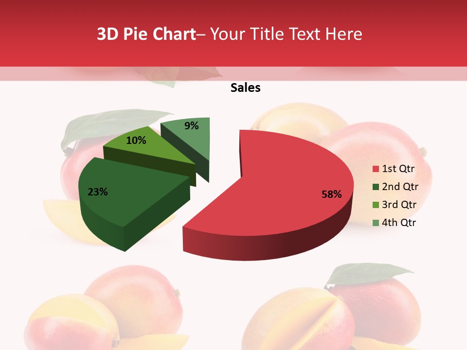 Tropical Slice Mango PowerPoint Template