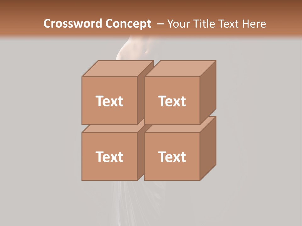 Slim Erotic Body PowerPoint Template