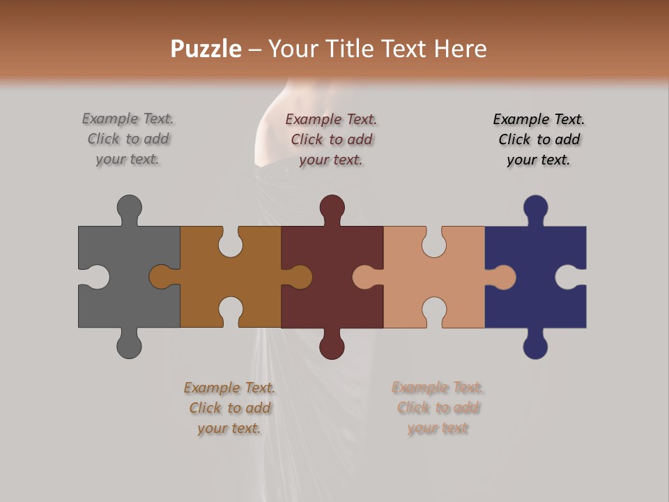 Slim Erotic Body PowerPoint Template